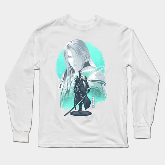 Silver-Haired SOLDIER-2 Long Sleeve T-Shirt by HyperTwenty